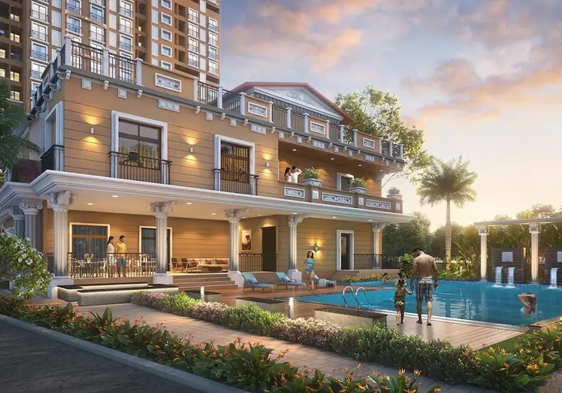 Anika Piccadilly clubhouse and swimming pool